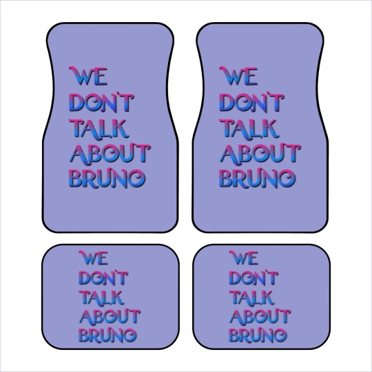 Discover We don't talk about Bruno - We Dont Talk About Bruno - Car Mats