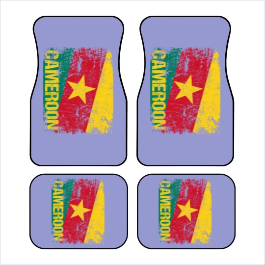 Discover Cameroon Flag Vintage Distressed Car Mats