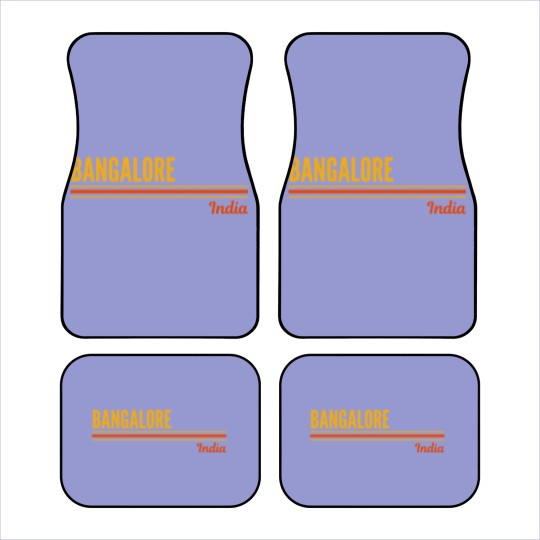 Discover Bangalore India Car Mats