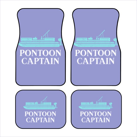 Discover Pontoon Captain Car Mats Pontoon Lake