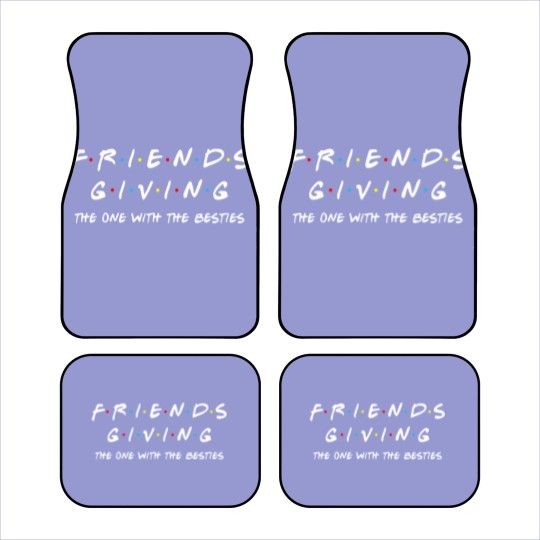 Discover Friendsgiving Car Mats The One With the Besties Thanksgiving Matching
