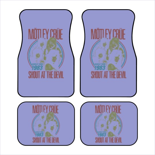 Discover Motley Crue Vintage World Tour Rock Metal Car Mats Car Mats