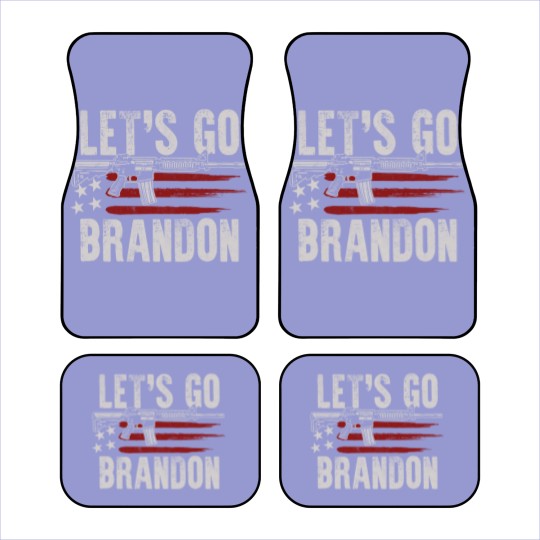 Discover Gun American Flag Patriots Let's Go Brandon  Car Mats
