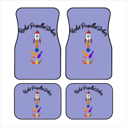 Discover Rocketed propelled strikers Bowling Car Mats Car Mats