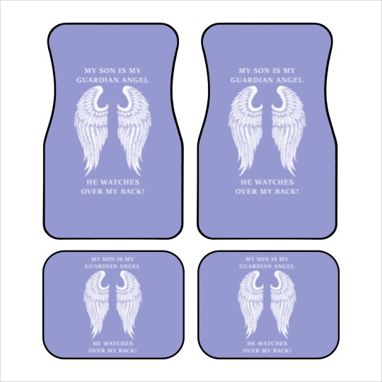 Discover Son - My son is my guardian angel Car Mats