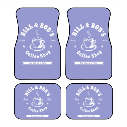 Discover Bill And Bob'S Coffee Shop Aa Recovery Gift Car Mats
