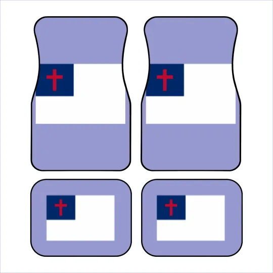 Discover Christian Flag Car Mats