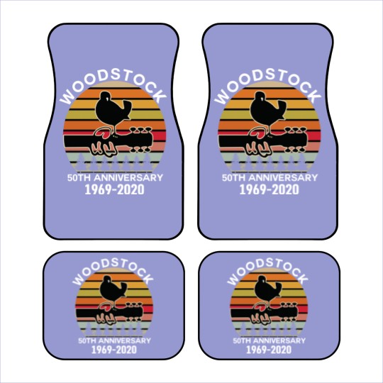 Discover woodstock 50th anniversary 1969 2020,Woodstock Car Mats,Woodstock 1969 ,Peace Love Bird - Woodstock - Car Mats