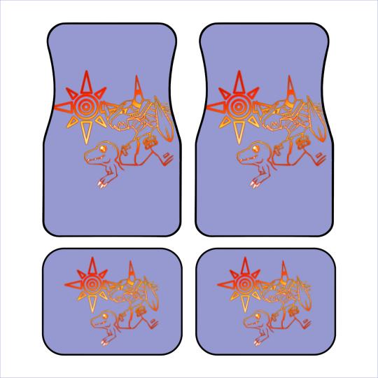 Discover Crest of Courage - Digimon - Car Mats