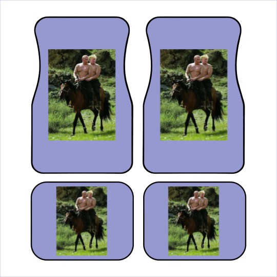 Discover Trump Putin Meme Car Mats Russian Putin Riding A Horse With Donald Trump Meme