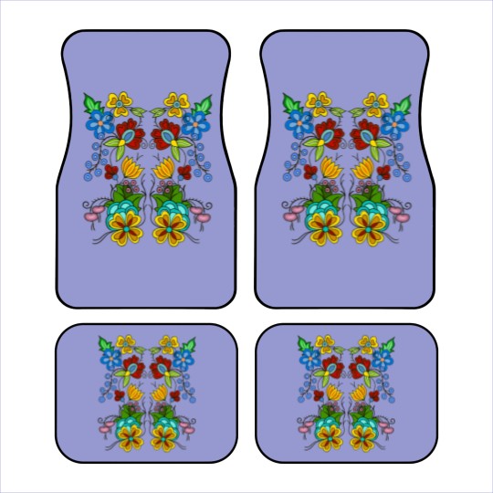 Discover Ojibwe Floral Car Mats