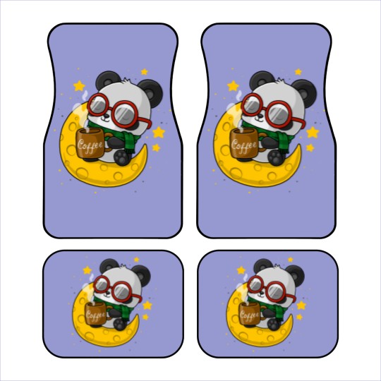Discover Coffee Panda Car Mats