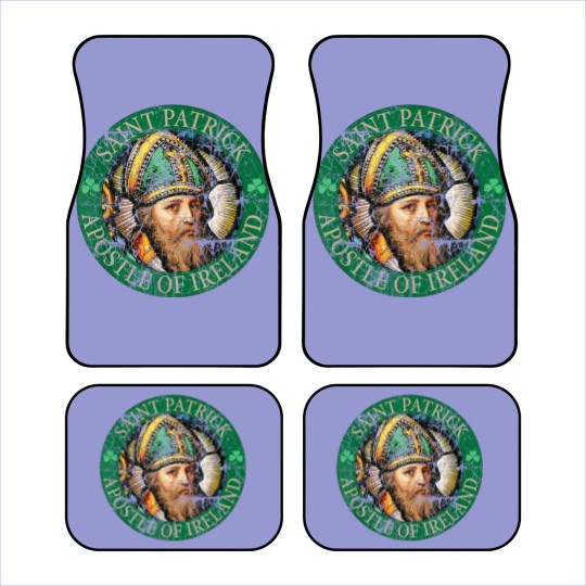 Discover Saint Patrick Apostle of Ireland distressed Car Mats
