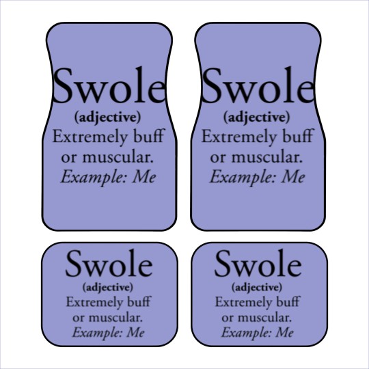 Discover Swole Car Mats