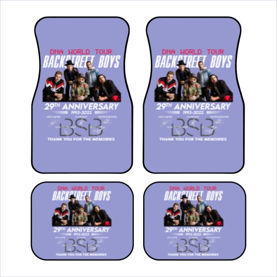 Discover Backstreet Boys Car Mats, Backstreet Boys DNA World Tour 2022 Car Mats, Backstreet Boys 29th Anniversary Car Mats