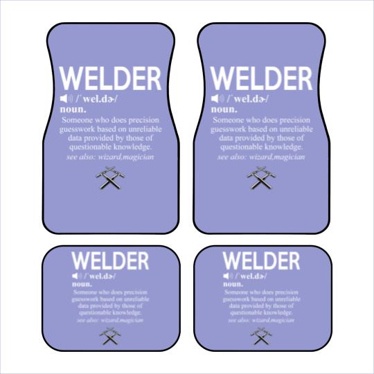 Discover Funny Welding Proud Welder Weld Job American Car Mats