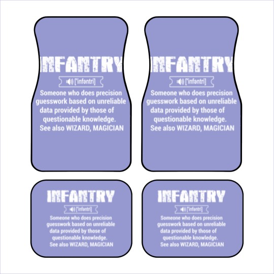 Discover infantry, army infantry, veteran infantry, light i Car Mats