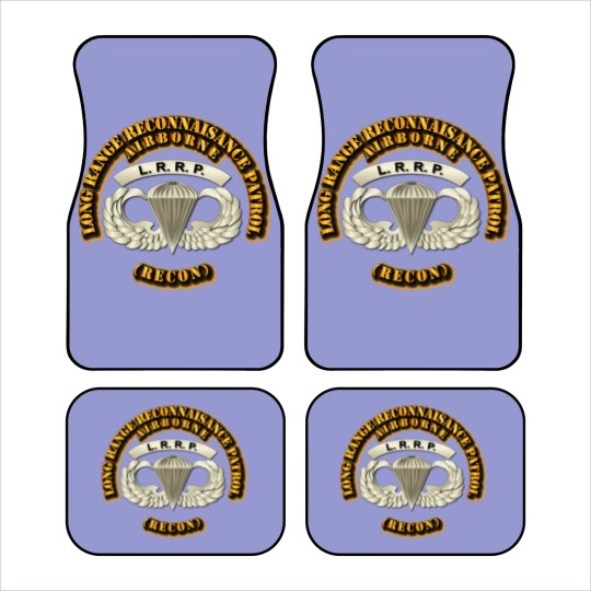 Discover Airborne Badge - LRRP - Veteran - Car Mats