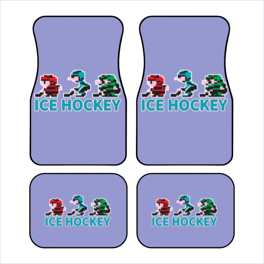 Discover 8-bit Ice Hockey Guys for Dark Car Mats - Nintendo - Car Mats