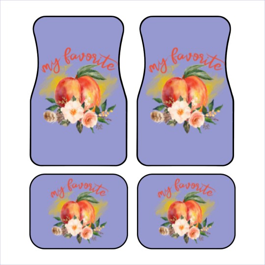 Discover My Favorite Peach Car Mats
