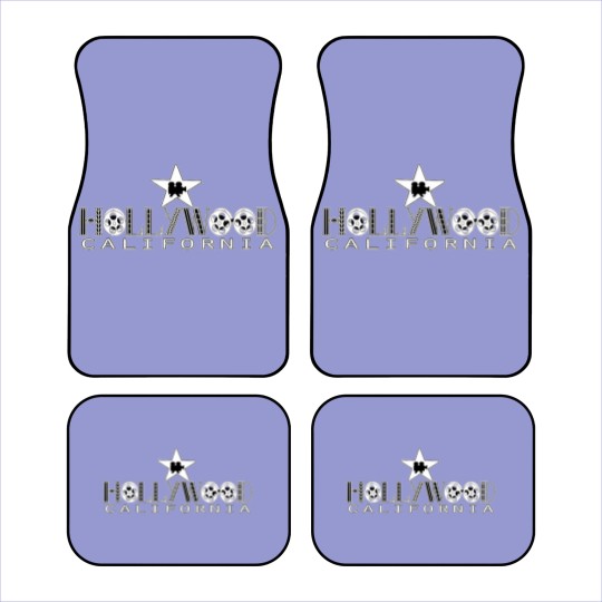 Discover Hollywood California LA Film Movie Star Souvenir Car Mats
