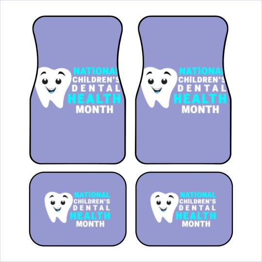 Discover Dental Health - National Children's Dental Health Month Car Mats