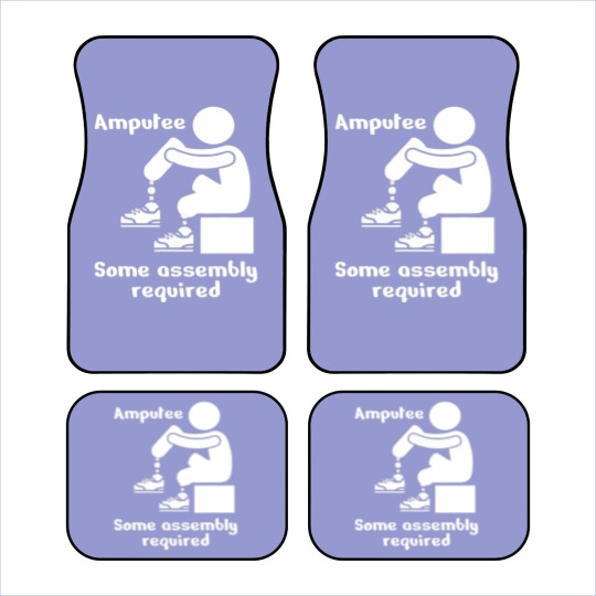 Discover Amputee Some Assembly Required Car Mats