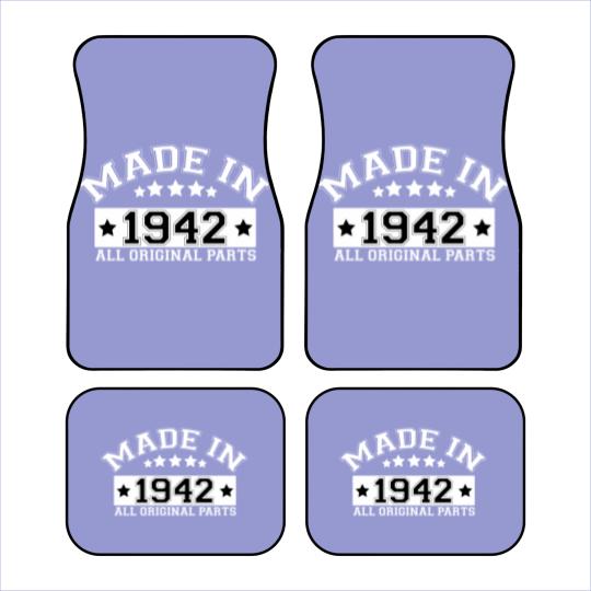 Discover MADE IN 1942 ALL ORIGINAL PARTS Car Mats