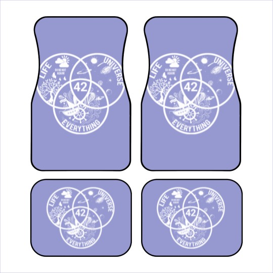 Discover 42 the answer to life the universe and everything Car Mats