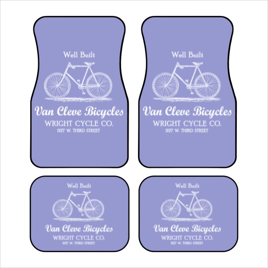 Discover Wright Brothers BIcycle Shop Van Cleve Dayton Ohio Car Mats