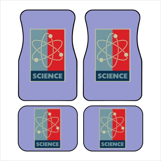 Discover Science red blue atom Car Mats