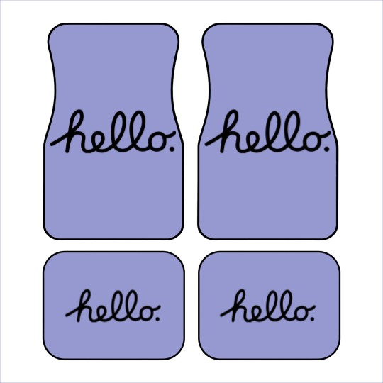 Discover hello - Hello - Car Mats