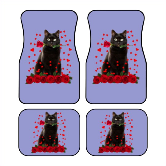 Discover Black Cat Valentines Day Teenager Car Mats