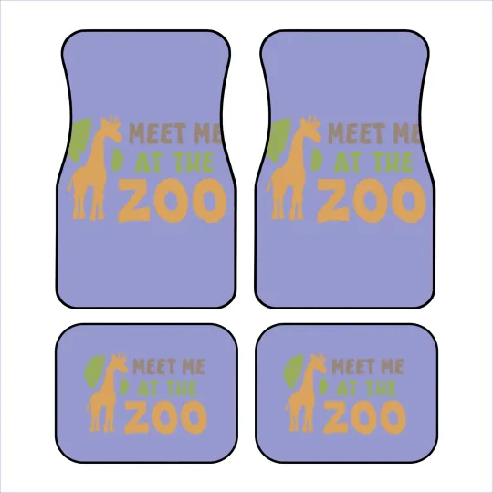 Discover Meet me at the zoo Car Mats