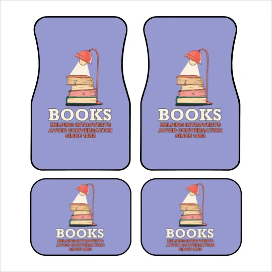 Discover Books, Helping Introverts Avoid Conversation Car Mats