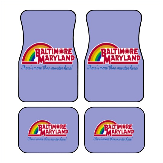 Discover Baltimore Maryland - Reading rainbow - Baltimore Maryland - Car Mats