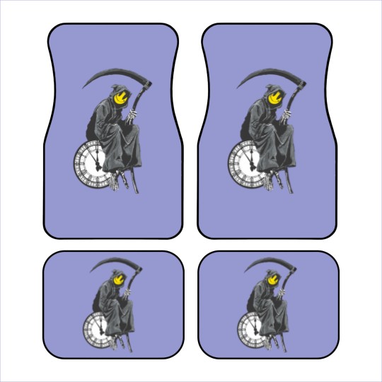 Discover banksy grim reaper clock Car Mats