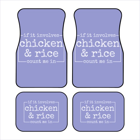 Discover Bodybuilding Fitness Chicken Rice Car Mats