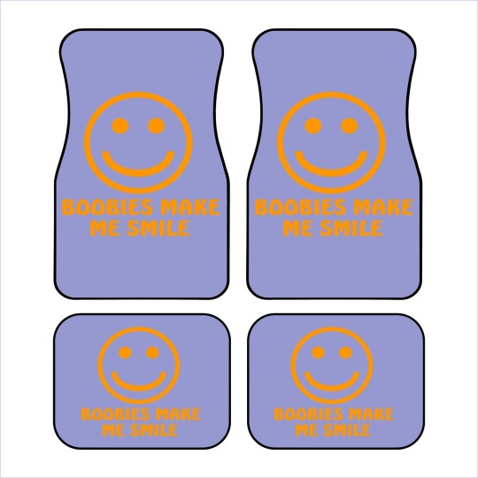 Discover Boobies Make Me Smile - Gifts For Him - Car Mats