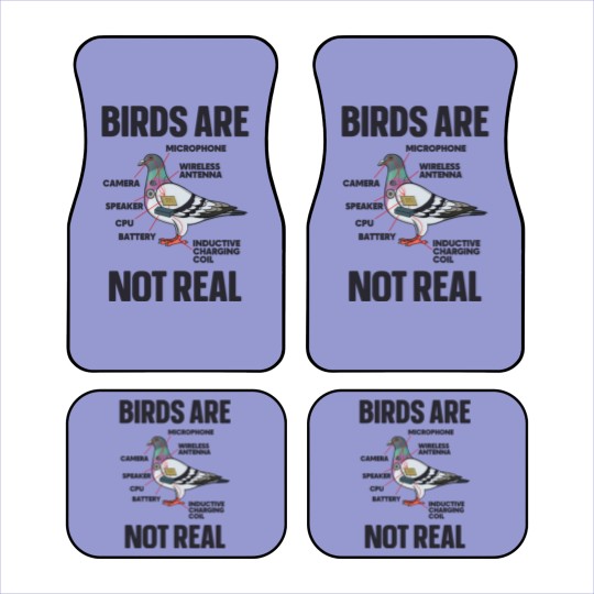 Discover Birds Are Not Real Car Mats