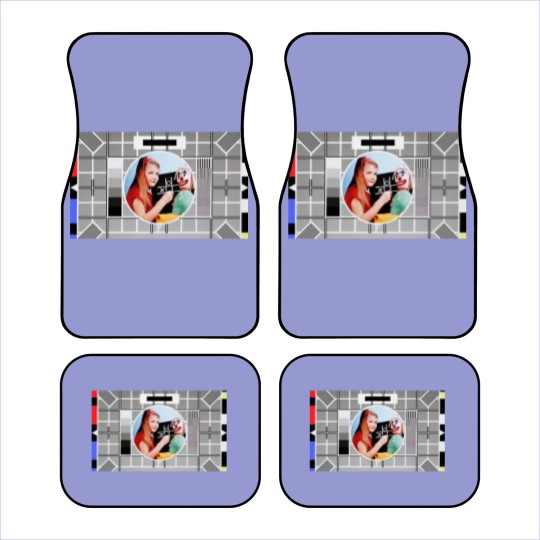 Discover BBC test card F featuring 008 Car Mats