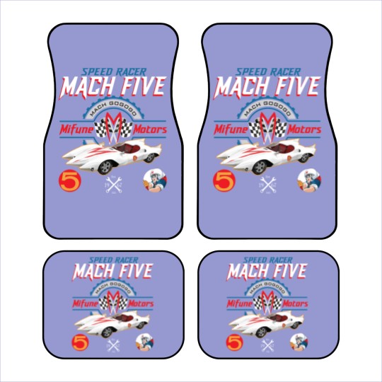Discover Speed Racer Mach 5 Mifune Motors Car Mats