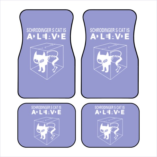 Discover Cat Dead Alive Schrodinger s Car Mats