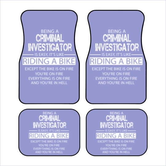 Discover Criminal Investigator Car Mats