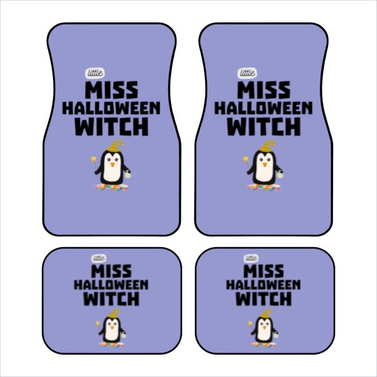 Discover Miss Halloween Witch Penguin gift Car Mats