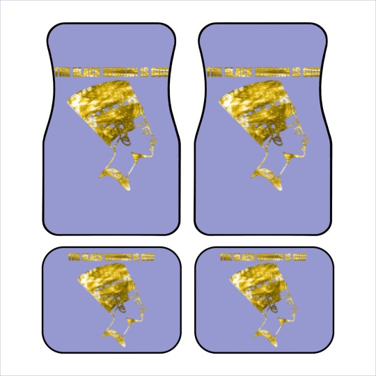 Discover The Black Woman is God Car Mats