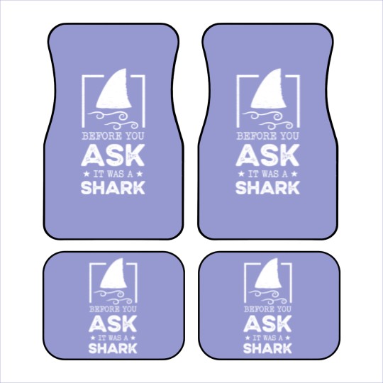 Discover Amputee Before you ask it was a shark Car Mats