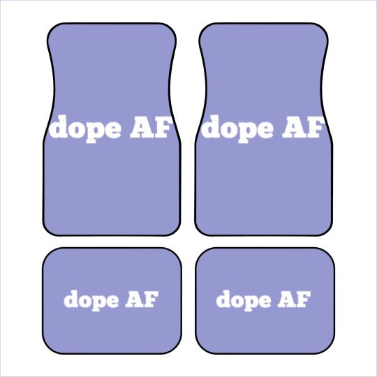 Discover DOPE AF Car Mats Car Mats
