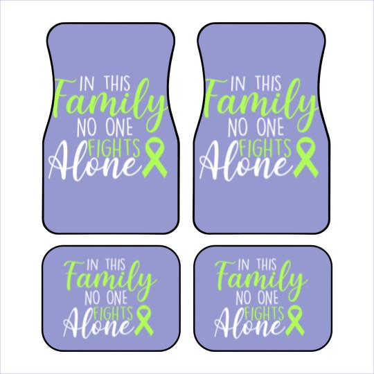 Discover Family Lymphoma Cancer Support no one Fight Alone - Lymphoma Cancer Support - Car Mats