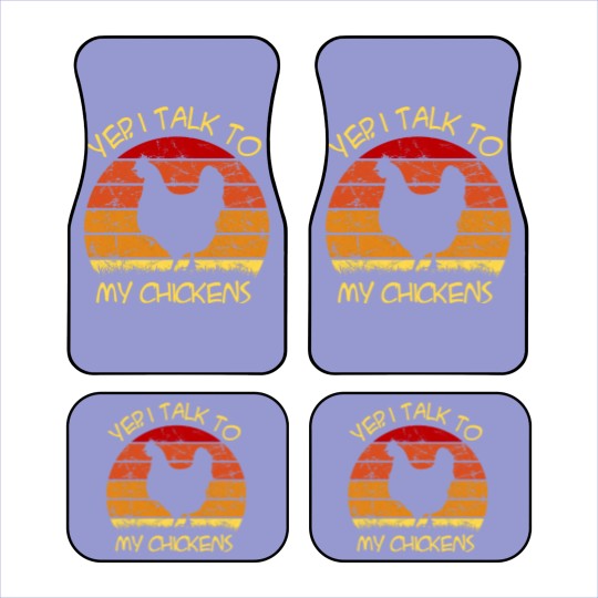 Discover Yep, I Talk To My Chickens Vintage - Yep I Talk To My Chickens Vintage - Car Mats